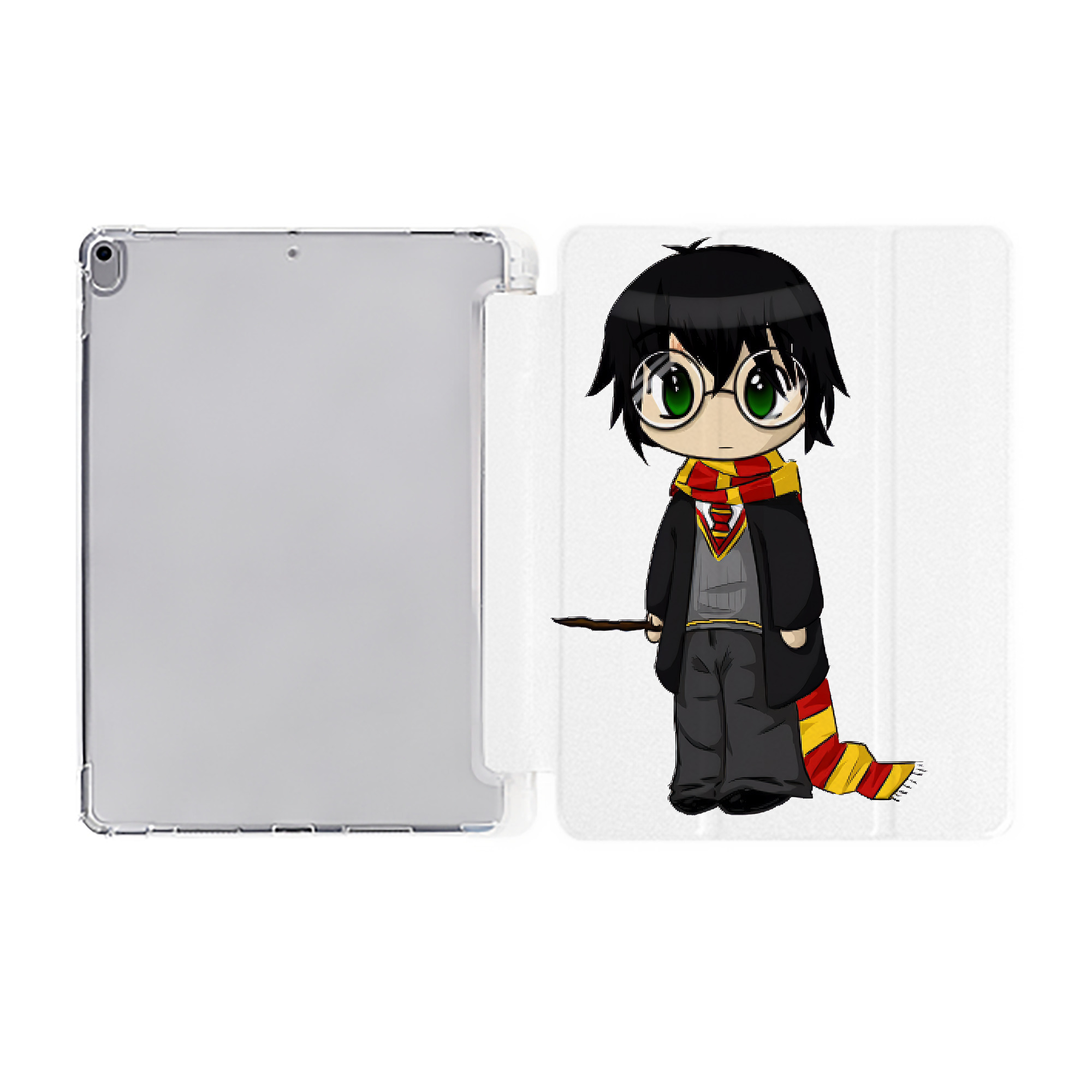 （画像用） Harry Potter ハリー・ポッターシリーズ IPad ケース ペン収納付き 三つ折りスタンド PUレザー×シリコン 対応機種9.5/10.5/10.9インチ